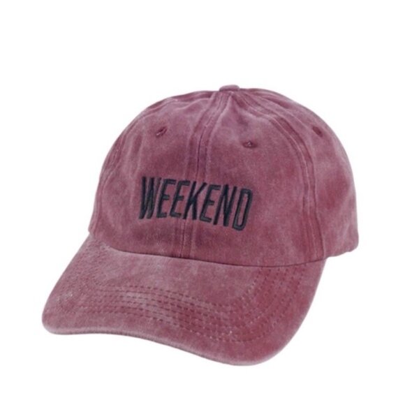 NWTs WAREHOUSE ONE Weekend Ball CapPasbery Pinkdistressed look - Picture 3 of 7